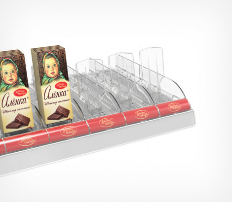 Набор для выкладки плиточного шоколада CHOCO-TRAY односекционный EPG