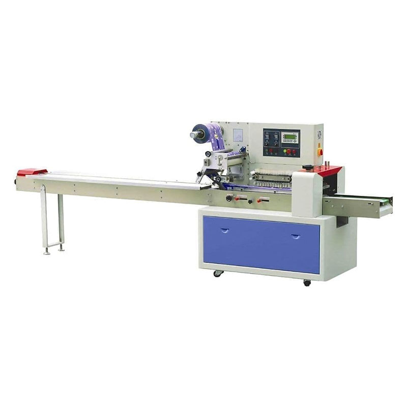 Упаковочная машина Hualian DXDZ-450XD (3 servo, рег.форм,  лент. 200 мм, min пакет L 130мм, H 100мм)
