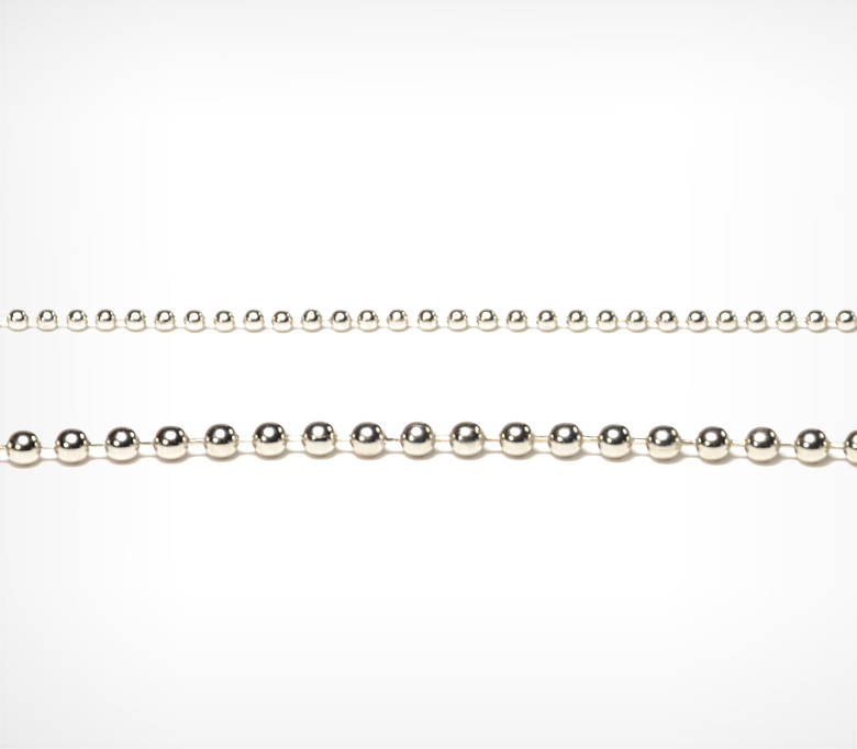 Шариковая металлическая цепь BALL CHAIN